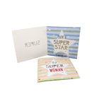 Glossy Lamination Sound Greeting Cards Musical 5inch×7inch Size ROHS Certificat
