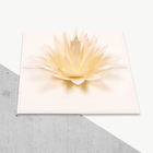 Offset Printing 3D Pop Up Greeting Card White Water Lily Shape CE ROHS FCC Certificates
