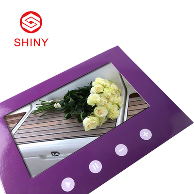 7 inç Davetiye Lcd Ekran Tebrik Kartı 1500Amh 1024*600P