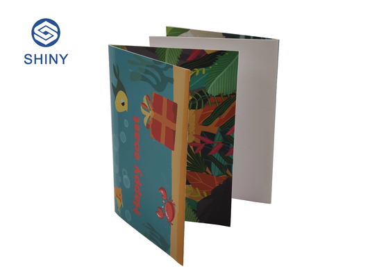 CMYK 4C Renkli Baskı ile OEM ODM Ses Kaydı Doğum Günü Kartları