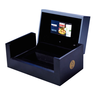 Sunum LCD Ekran Video Hediye Kutusu Siyah 7 inç 256MB Bellek hatıra için