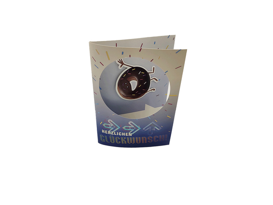 Fiber Optik LED Işıklar OEM ile Yapay Noel Ses Kaydedilebilir Tebrik Kartları