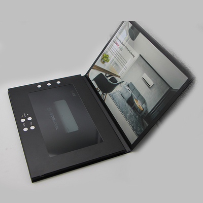 Reklam Oyuncu Davetiye Kitapçığı video Klasörü Dijital 7 inç Lcd Ekran Video Kartı Video Kartpostalı